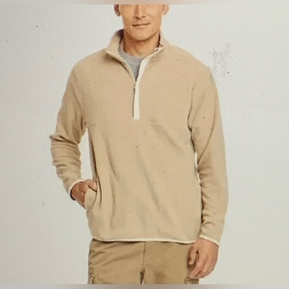 NWT Goodfellow & Co 1/4 zip pullover size Large